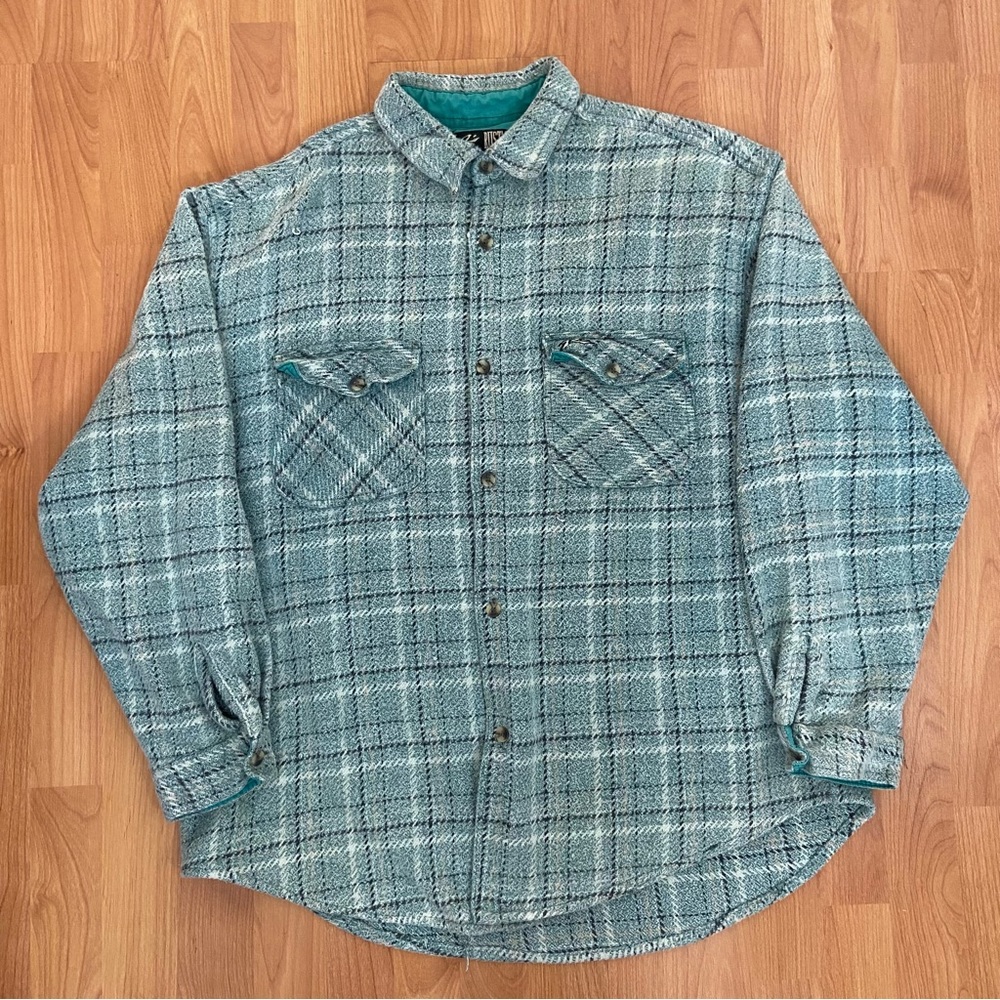 Vintage Rusty Men’s Logo Button Up Jacket Size Large